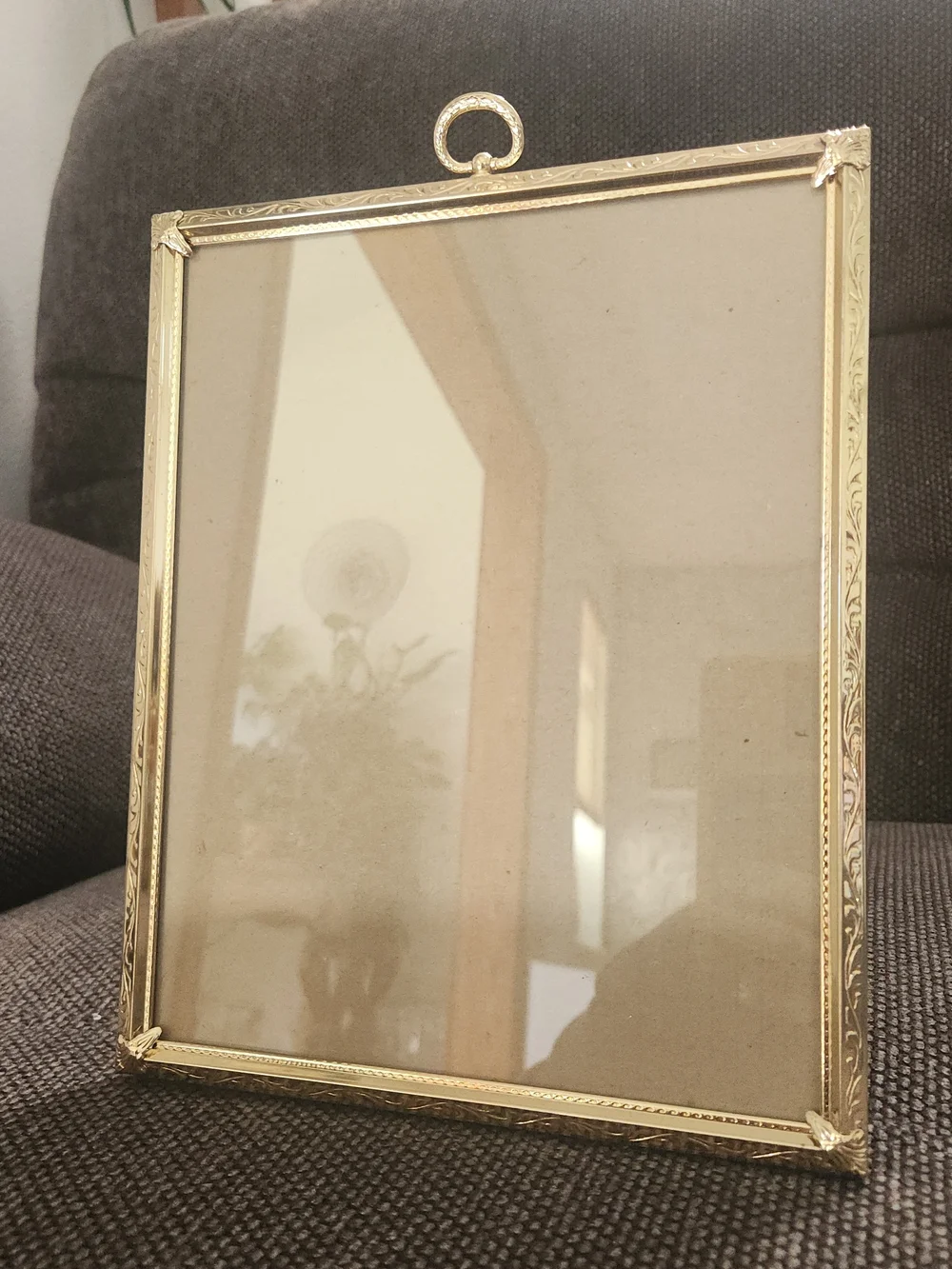 Vintage Brass Gold Ornate Metal Picture Frame 8x11 Prints - Elegant Home Accent